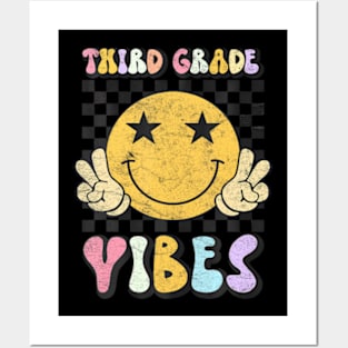 Third Grade Vibes 3Rd Grade Back To School Teacher Student Posters and Art